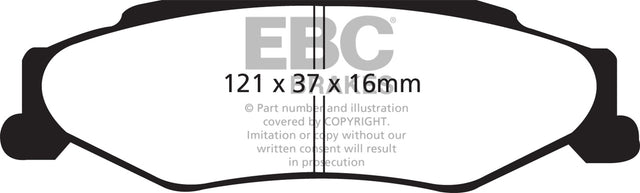 EBC Brakes UD732 Ultimax OEM Replacement Brake Pads - Roam Overland Outfitters