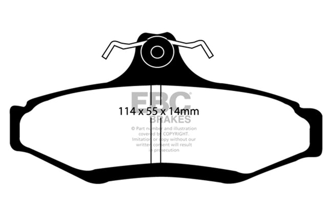 EBC Brakes UD724 Ultimax OEM Replacement Brake Pads - Roam Overland Outfitters