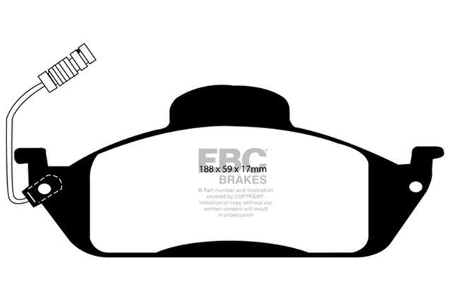 EBC Brakes UD760 Ultimax OEM Replacement Brake Pads - Roam Overland Outfitters