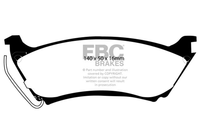 EBC Brakes UD761 Ultimax OEM Replacement Brake Pads - Roam Overland Outfitters