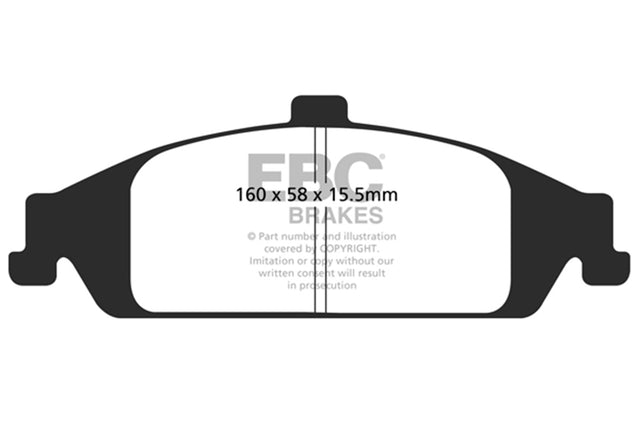 EBC Brakes UD752 Ultimax OEM Replacement Brake Pads - Roam Overland Outfitters