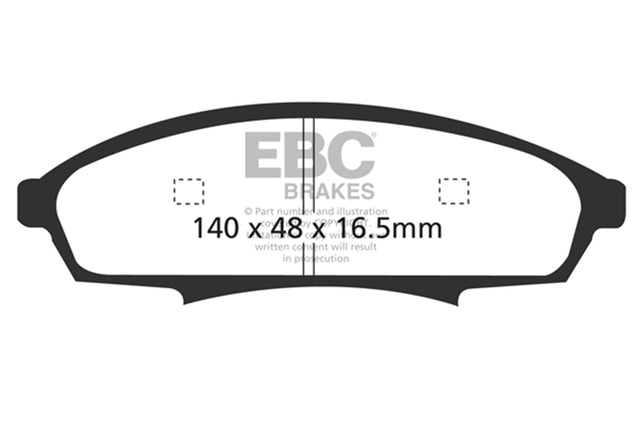 EBC Brakes UD376 Ultimax OEM Replacement Brake Pads - Roam Overland Outfitters