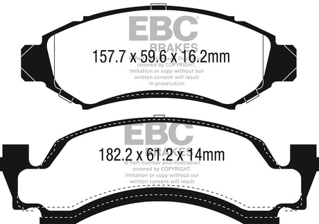 EBC Brakes UD050 Ultimax OEM Replacement Brake Pads - Roam Overland Outfitters