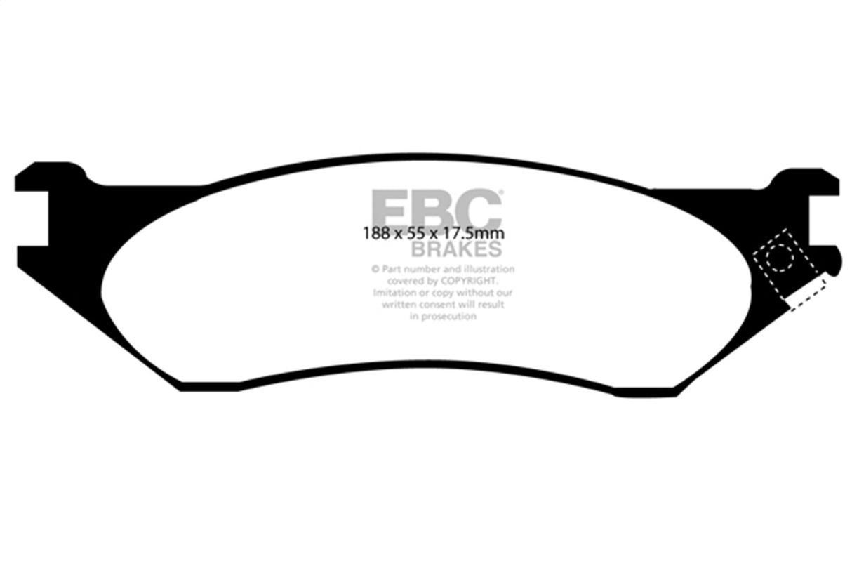 EBC Brakes UD702 Ultimax OEM Replacement Brake Pads - Roam Overland Outfitters