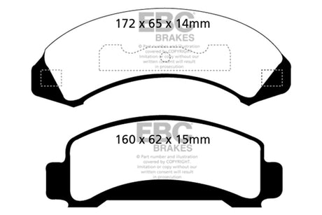 EBC Brakes UD387 Ultimax OEM Replacement Brake Pads - Roam Overland Outfitters