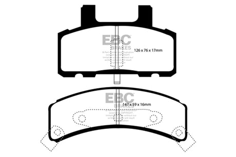 EBC Brakes UD369 Ultimax OEM Replacement Brake Pads - Roam Overland Outfitters