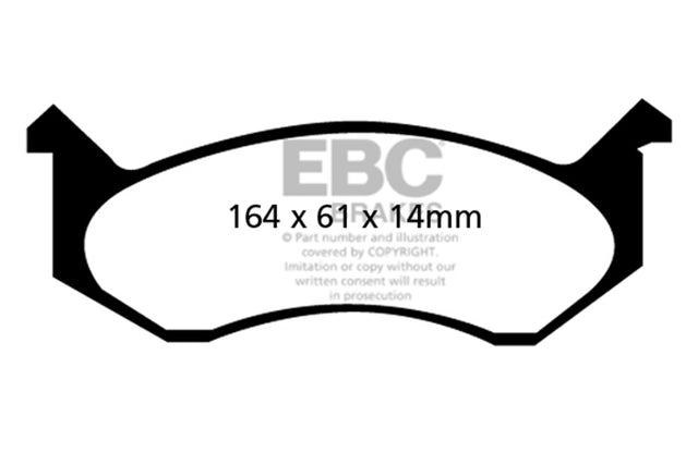 EBC Brakes UD269 Ultimax OEM Replacement Brake Pads - Roam Overland Outfitters