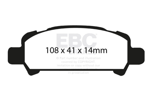 EBC Brakes UD770 Ultimax OEM Replacement Brake Pads - Roam Overland Outfitters
