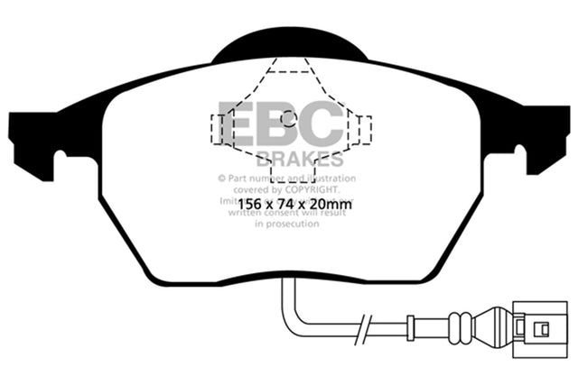 EBC Brakes UD687 Ultimax OEM Replacement Brake Pads - Roam Overland Outfitters
