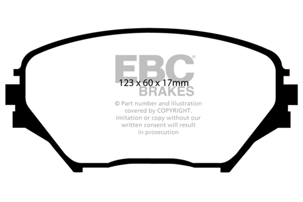 EBC Brakes UD862 Ultimax OEM Replacement Brake Pads - Roam Overland Outfitters