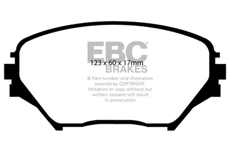 EBC Brakes UD862 Ultimax OEM Replacement Brake Pads - Roam Overland Outfitters