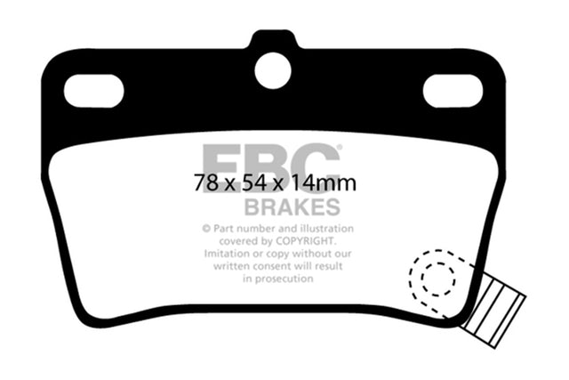 EBC Brakes UD1051 Ultimax OEM Replacement Brake Pads - Roam Overland Outfitters
