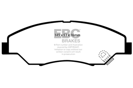 EBC Brakes UD774 Ultimax OEM Replacement Brake Pads - Roam Overland Outfitters