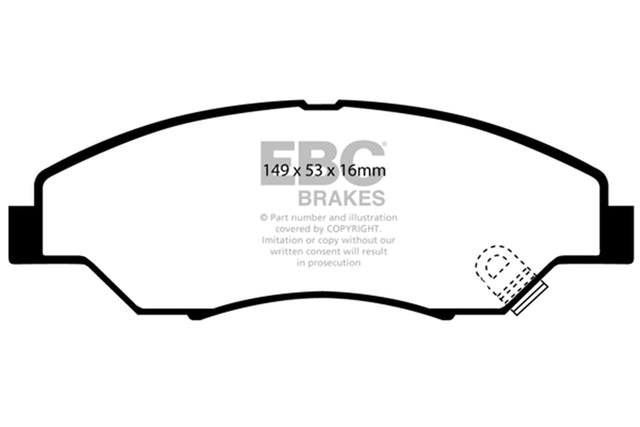 EBC Brakes UD774 Ultimax OEM Replacement Brake Pads - Roam Overland Outfitters