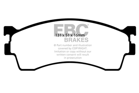 EBC Brakes UD893 Ultimax OEM Replacement Brake Pads - Roam Overland Outfitters