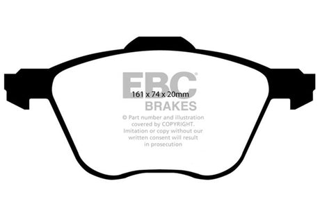 EBC Brakes UD880 Ultimax OEM Replacement Brake Pads - Roam Overland Outfitters