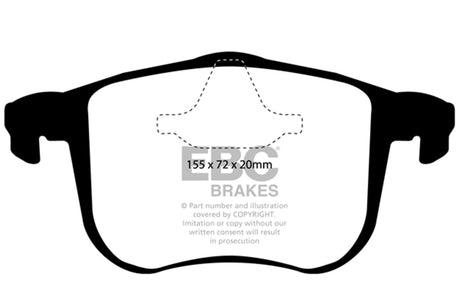 EBC Brakes UD1257 Ultimax OEM Replacement Brake Pads - Roam Overland Outfitters