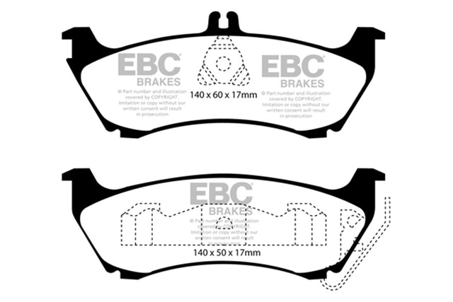 EBC Brakes UD875 Ultimax OEM Replacement Brake Pads - Roam Overland Outfitters