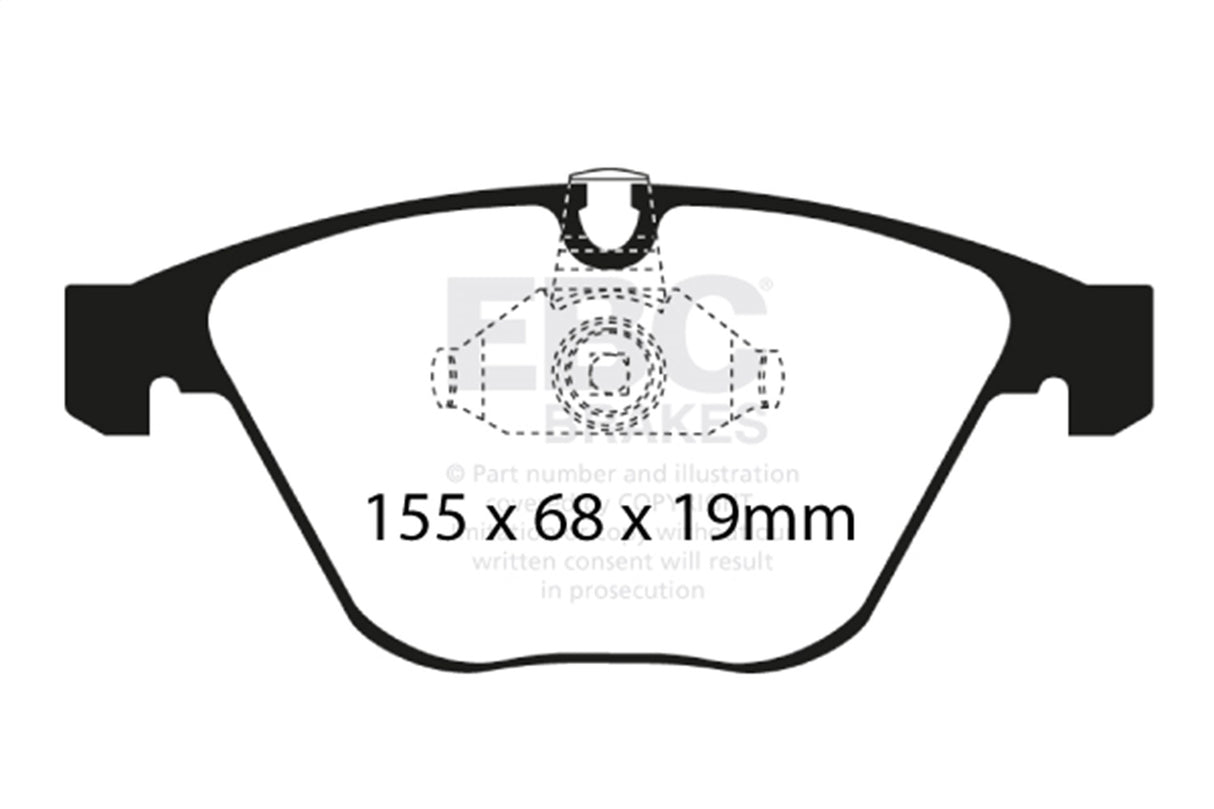 EBC Brakes UD918 Ultimax OEM Replacement Brake Pads - Roam Overland Outfitters