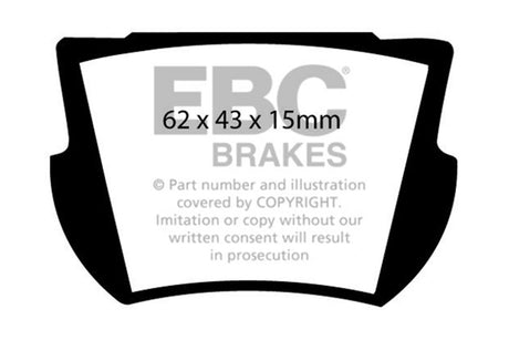 EBC Brakes UD065 Ultimax OEM Replacement Brake Pads - Roam Overland Outfitters