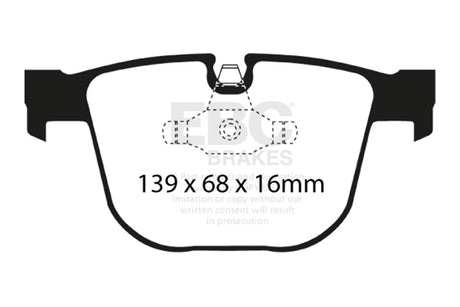 EBC Brakes UD919 Ultimax OEM Replacement Brake Pads - Roam Overland Outfitters