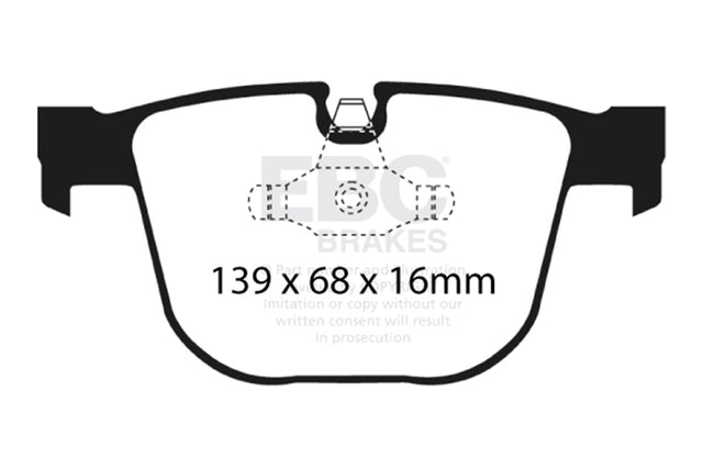 EBC Brakes UD919 Ultimax OEM Replacement Brake Pads - Roam Overland Outfitters