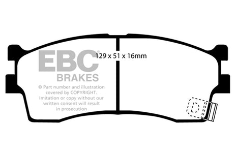 EBC Brakes UD889 Ultimax OEM Replacement Brake Pads - Roam Overland Outfitters
