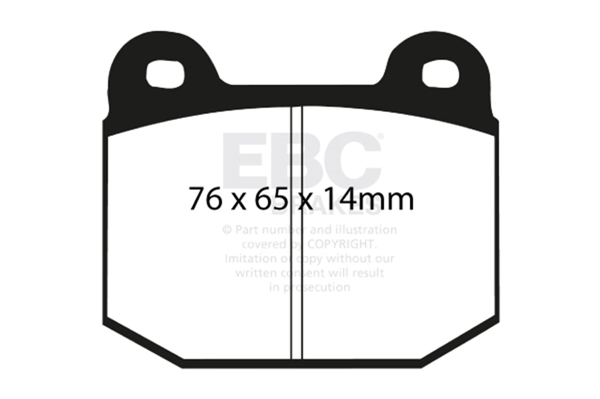 EBC Brakes UD961 Ultimax OEM Replacement Brake Pads - Roam Overland Outfitters