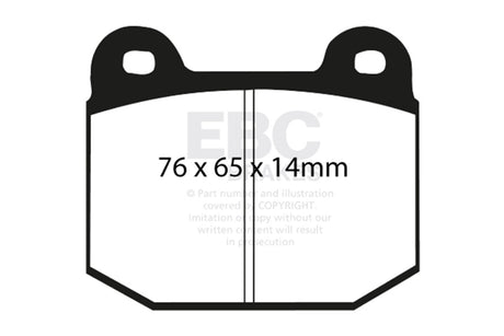 EBC Brakes UD961 Ultimax OEM Replacement Brake Pads - Roam Overland Outfitters