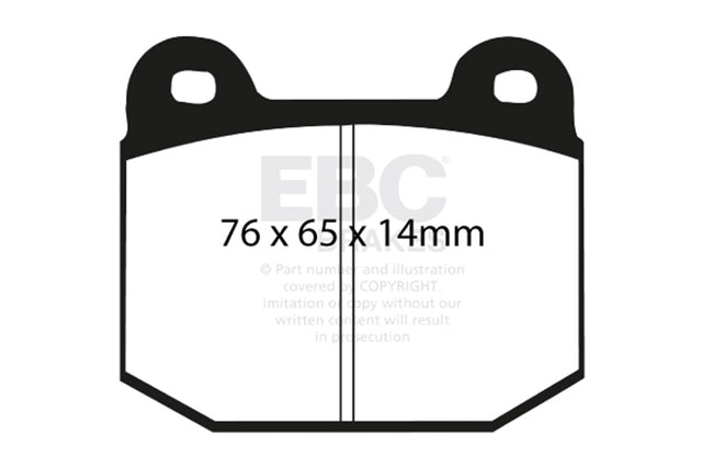 EBC Brakes UD961 Ultimax OEM Replacement Brake Pads - Roam Overland Outfitters