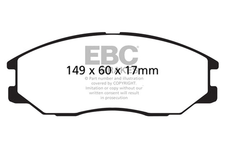 EBC Brakes UD955 Ultimax OEM Replacement Brake Pads - Roam Overland Outfitters