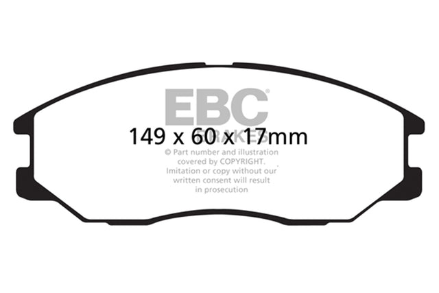 EBC Brakes UD955 Ultimax OEM Replacement Brake Pads - Roam Overland Outfitters