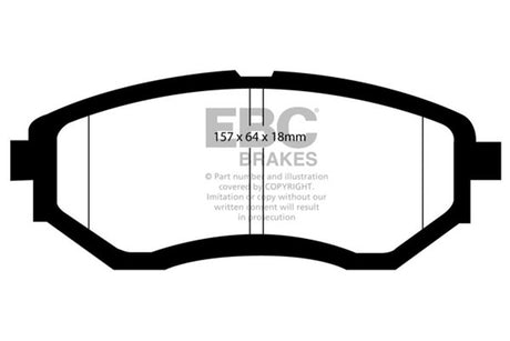 EBC Brakes UD1078 Ultimax OEM Replacement Brake Pads - Roam Overland Outfitters