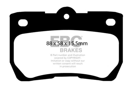 EBC Brakes UD1113 Ultimax OEM Replacement Brake Pads - Roam Overland Outfitters