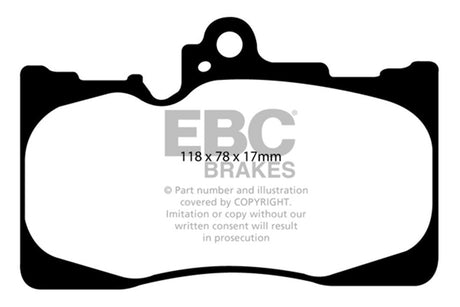 EBC Brakes UD1118 Ultimax OEM Replacement Brake Pads - Roam Overland Outfitters