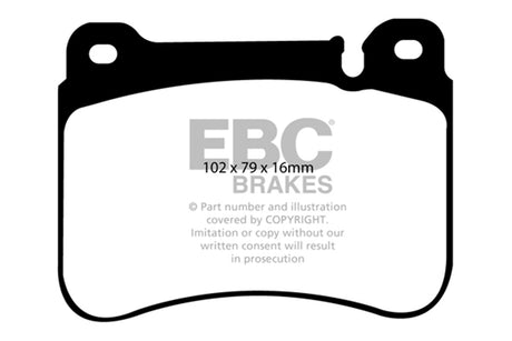 EBC Brakes UD1121 Ultimax OEM Replacement Brake Pads - Roam Overland Outfitters