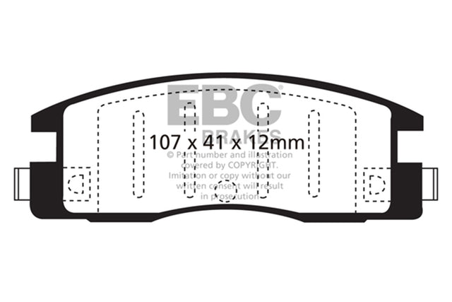 EBC Brakes UD398 Ultimax OEM Replacement Brake Pads - Roam Overland Outfitters