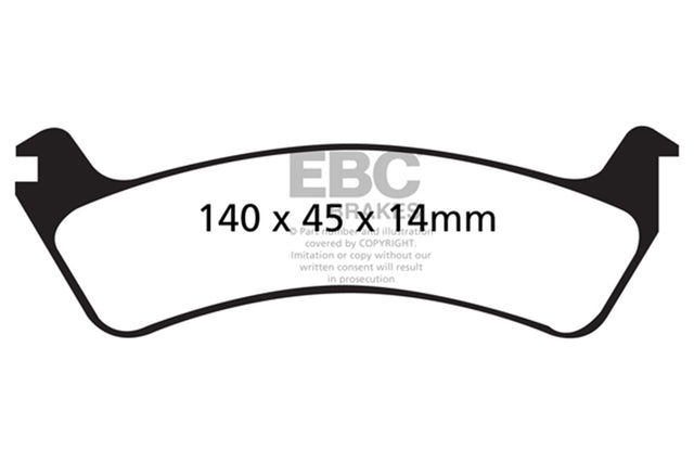 EBC Brakes UD664 Ultimax OEM Replacement Brake Pads - Roam Overland Outfitters