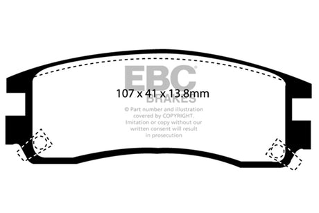 EBC Brakes UD508 Ultimax OEM Replacement Brake Pads - Roam Overland Outfitters