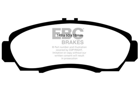 EBC Brakes UD787 Ultimax OEM Replacement Brake Pads - Roam Overland Outfitters