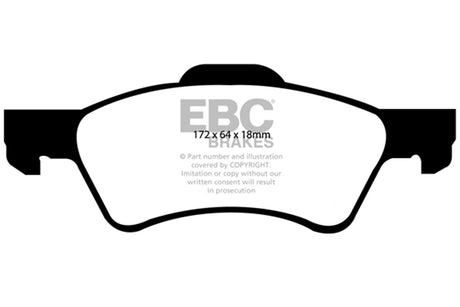 EBC Brakes UD857 Ultimax OEM Replacement Brake Pads - Roam Overland Outfitters