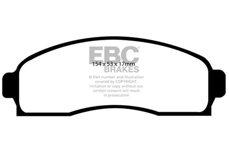 EBC Brakes UD833 Ultimax OEM Replacement Brake Pads - Roam Overland Outfitters