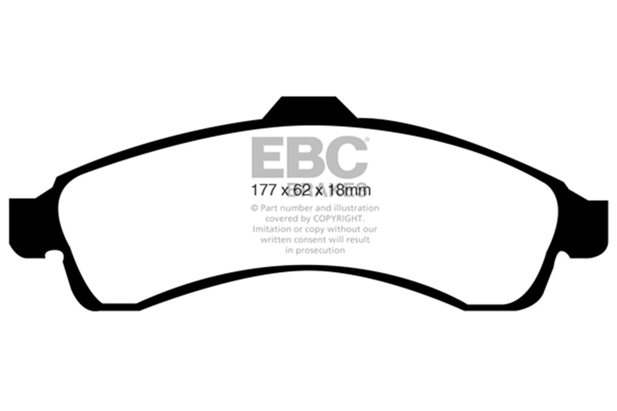 EBC Brakes UD882 Ultimax OEM Replacement Brake Pads - Roam Overland Outfitters