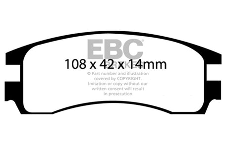 EBC Brakes UD714 Ultimax OEM Replacement Brake Pads - Roam Overland Outfitters