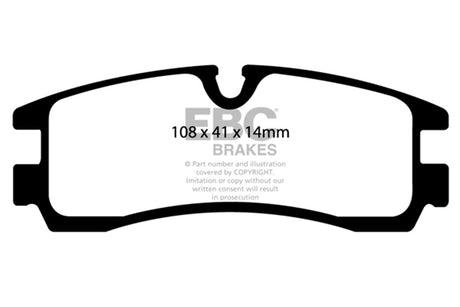 EBC Brakes UD754 Ultimax OEM Replacement Brake Pads - Roam Overland Outfitters