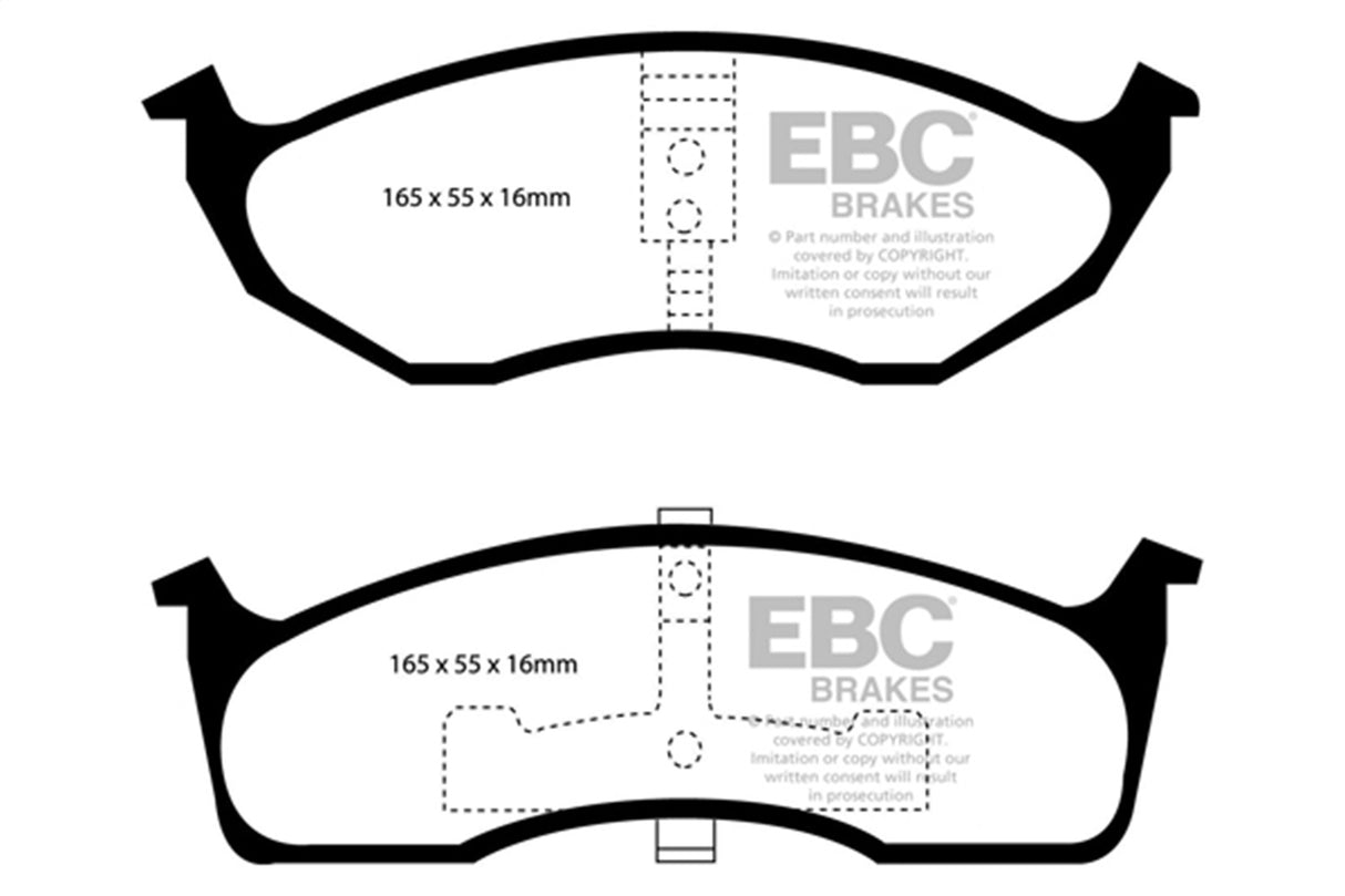 EBC Brakes UD730 Ultimax OEM Replacement Brake Pads - Roam Overland Outfitters