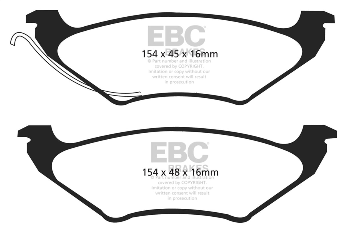 EBC Brakes UD715 Ultimax OEM Replacement Brake Pads - Roam Overland Outfitters