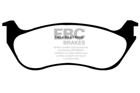 EBC Brakes UD881 Ultimax OEM Replacement Brake Pads - Roam Overland Outfitters