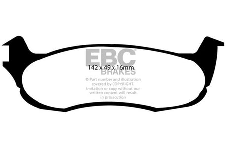 EBC Brakes UD879 Ultimax OEM Replacement Brake Pads - Roam Overland Outfitters