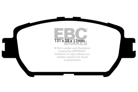 EBC Brakes UD908 Ultimax OEM Replacement Brake Pads - Roam Overland Outfitters